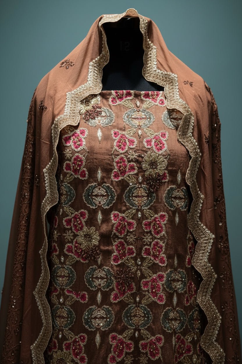 Cotton Unstitched Salwar Set