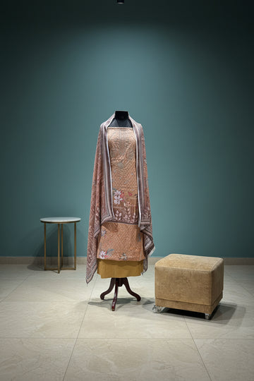 Lawn Pakistani Unstitched Salwar Set